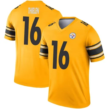Men's Adam Thielen Pittsburgh Steelers Legend Gold Inverted Jersey