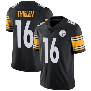 Men's Adam Thielen Pittsburgh Steelers Limited Black Team Color Vapor Untouchable Jersey