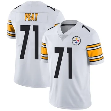 Men's Andrus Peat Pittsburgh Steelers Limited White Vapor Untouchable Jersey