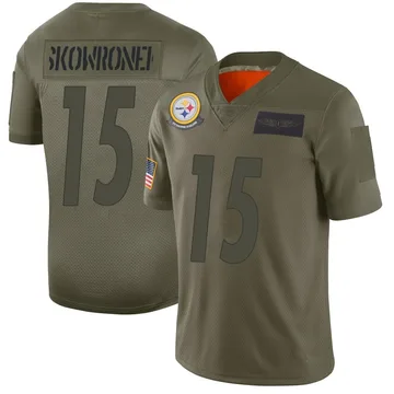 Men's Ben Skowronek Pittsburgh Steelers Limited Camo 2019 Salute to Service Jersey
