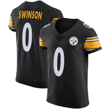 Men's Bradyn Swinson Pittsburgh Steelers Elite Black Team Color Vapor Untouchable Jersey