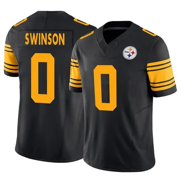 Men's Bradyn Swinson Pittsburgh Steelers Limited Black 2nd Alternate Vapor F.U.S.E. Jersey