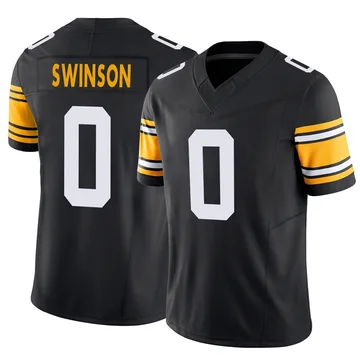 Men's Bradyn Swinson Pittsburgh Steelers Limited Black Alternate Vapor F.U.S.E. Jersey