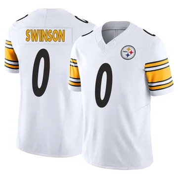 Men's Bradyn Swinson Pittsburgh Steelers Limited White Vapor F.U.S.E. Jersey