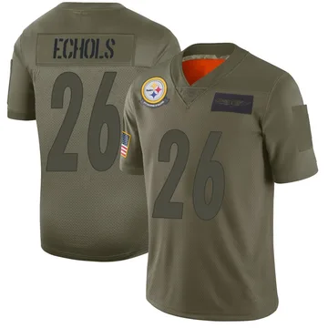 Men's Brandin Echols Pittsburgh Steelers Limited Camo 2019 Salute to Service Jersey