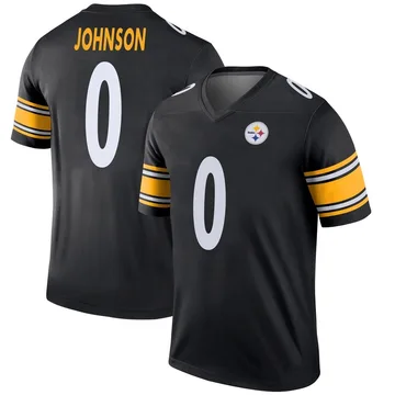Men's Brandon Johnson Pittsburgh Steelers Legend Black Jersey