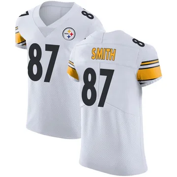 Men's Brandon Smith Pittsburgh Steelers Elite White Vapor Untouchable Jersey