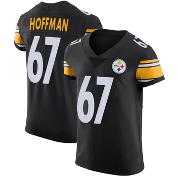 Men's Brock Hoffman Pittsburgh Steelers Elite Black Team Color Vapor Untouchable Jersey