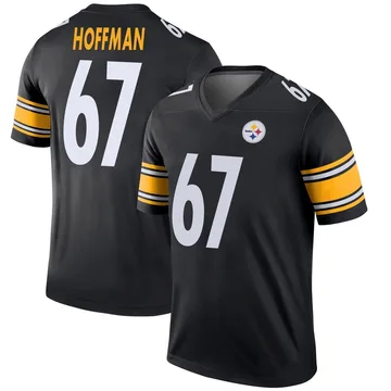 Men's Brock Hoffman Pittsburgh Steelers Legend Black Jersey