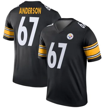 Men's Calvin Anderson Pittsburgh Steelers Legend Black Jersey