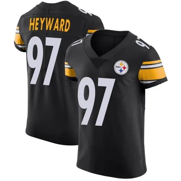Men's Cameron Heyward Pittsburgh Steelers Elite Black Team Color Vapor Untouchable Jersey