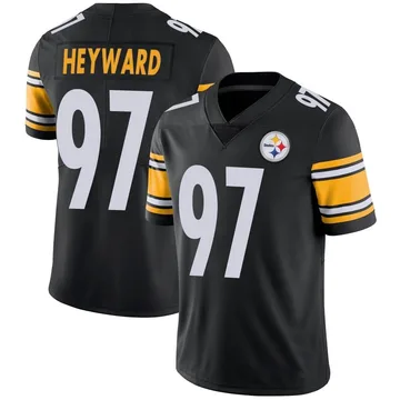 Men's Cameron Heyward Pittsburgh Steelers Limited Black Team Color Vapor Untouchable Jersey