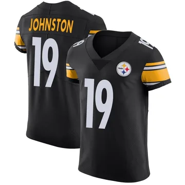 Men's Cameron Johnston Pittsburgh Steelers Elite Black Team Color Vapor Untouchable Jersey