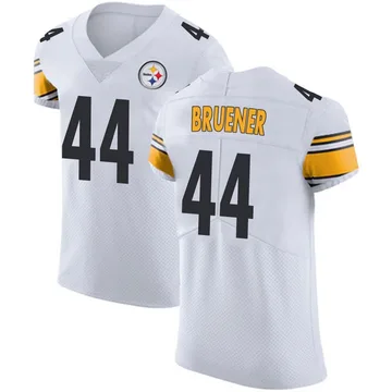 Men's Carson Bruener Pittsburgh Steelers Elite White Vapor Untouchable Jersey