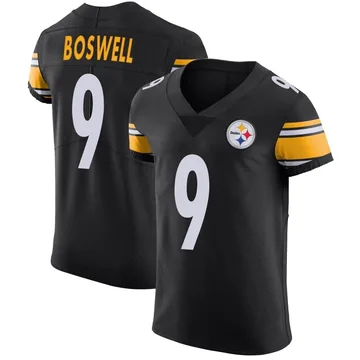Men's Chris Boswell Pittsburgh Steelers Elite Black Team Color Vapor Untouchable Jersey