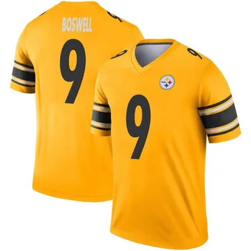 Men's Chris Boswell Pittsburgh Steelers Legend Gold Inverted Jersey