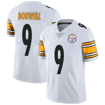 Men's Chris Boswell Pittsburgh Steelers Limited White Vapor Untouchable Jersey