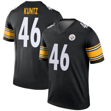 Men's Christian Kuntz Pittsburgh Steelers Legend Black Jersey