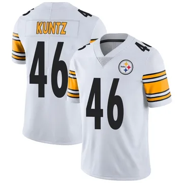 Men's Christian Kuntz Pittsburgh Steelers Limited White Vapor Untouchable Jersey