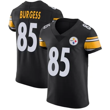 Men's Cole Burgess Pittsburgh Steelers Elite Black Team Color Vapor Untouchable Jersey