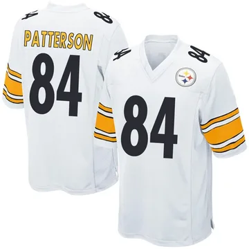 Men's Cordarrelle Patterson Pittsburgh Steelers Game White Jersey