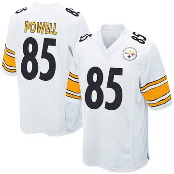 Men's Cornell Powell Pittsburgh Steelers Game White Jersey