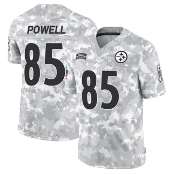 Men's Cornell Powell Pittsburgh Steelers Limited Arctic Camo 2024 Salute to Service Jersey