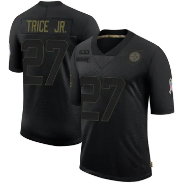 Men's Cory Trice Jr. Pittsburgh Steelers Limited Black 2020 Salute To Service Jersey