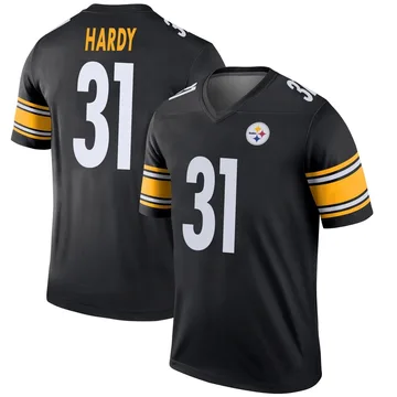Men's Daequan Hardy Pittsburgh Steelers Legend Black Jersey