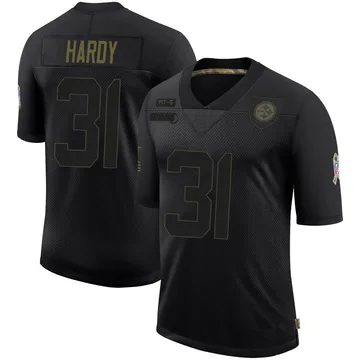 Men's Daequan Hardy Pittsburgh Steelers Limited Black 2020 Salute To Service Jersey