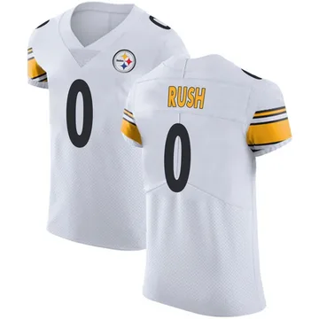 Men's Darius Rush Pittsburgh Steelers Elite White Vapor Untouchable Jersey