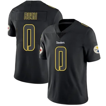 Men's Darius Rush Pittsburgh Steelers Limited Black Impact Jersey