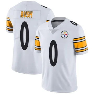 Men's Darius Rush Pittsburgh Steelers Limited White Vapor Untouchable Jersey