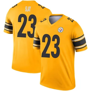Men's Darius Slay Pittsburgh Steelers Legend Gold Inverted Jersey