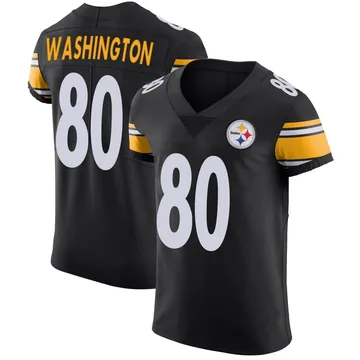 Men's Darnell Washington Pittsburgh Steelers Elite Black Team Color Vapor Untouchable Jersey