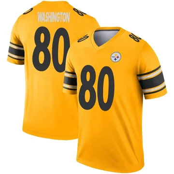 Men's Darnell Washington Pittsburgh Steelers Legend Gold Inverted Jersey