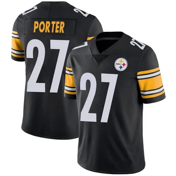 Men's Daryl Porter Pittsburgh Steelers Limited Black Team Color Vapor Untouchable Jersey