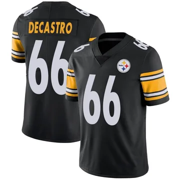 Men's David DeCastro Pittsburgh Steelers Limited Black Team Color Vapor Untouchable Jersey