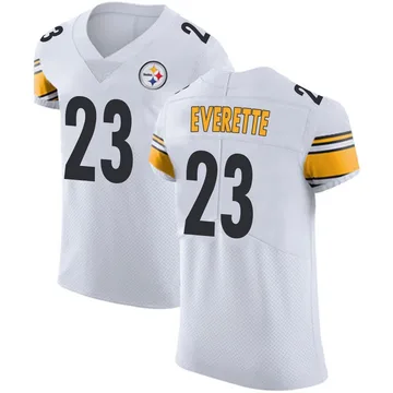 Men's Daylen Everette Pittsburgh Steelers Elite White Vapor Untouchable Jersey