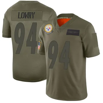 Men's Dean Lowry Pittsburgh Steelers Limited Camo 2019 Salute to Service Jersey
