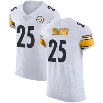 Men's DeShon Elliott Pittsburgh Steelers Elite White Vapor Untouchable Jersey