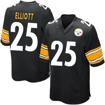 Men's DeShon Elliott Pittsburgh Steelers Game Black Team Color Jersey