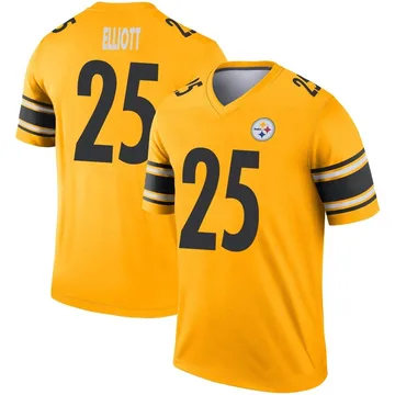 Men's DeShon Elliott Pittsburgh Steelers Legend Gold Inverted Jersey