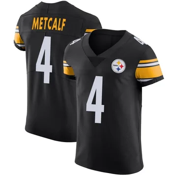 Men's DK Metcalf Pittsburgh Steelers Elite Black Team Color Vapor Untouchable Jersey