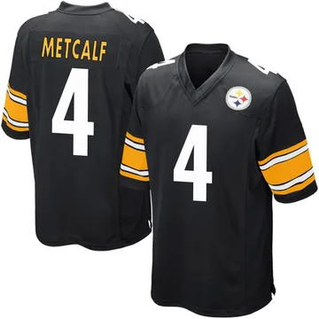 Men's DK Metcalf Pittsburgh Steelers Game Black Team Color Jersey