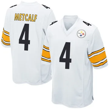 Men's DK Metcalf Pittsburgh Steelers Game White Jersey