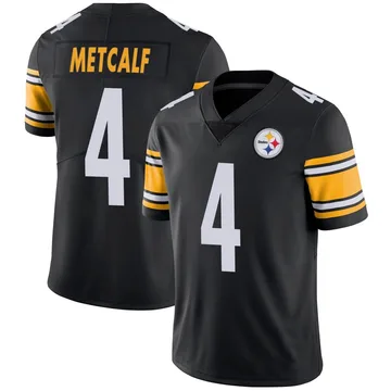 Men's DK Metcalf Pittsburgh Steelers Limited Black Team Color Vapor Untouchable Jersey