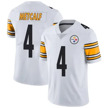 Men's DK Metcalf Pittsburgh Steelers Limited White Vapor Untouchable Jersey
