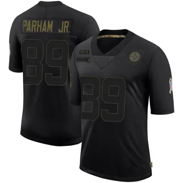 Men's Donald Parham Jr. Pittsburgh Steelers Limited Black 2020 Salute To Service Jersey