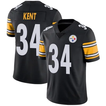 Men's Donte Kent Pittsburgh Steelers Limited Black Team Color Vapor Untouchable Jersey